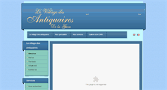 Desktop Screenshot of levillagedesantiquairesdelagare.com